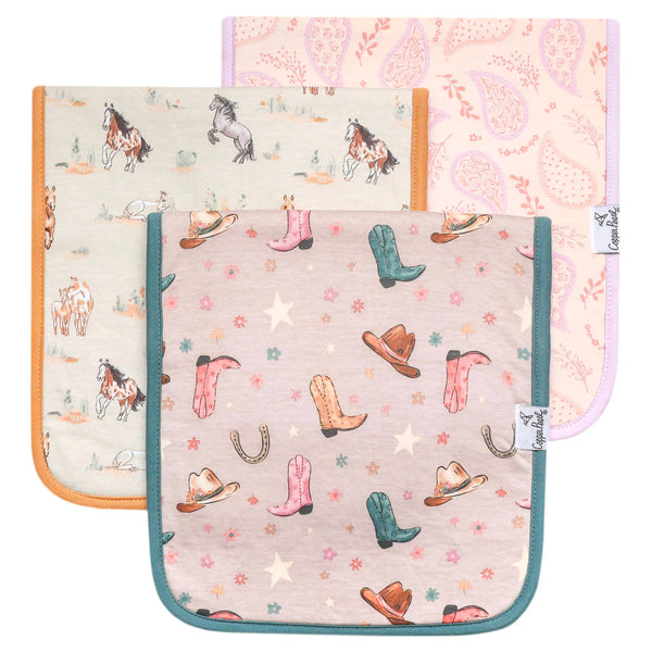 Copper Pearl Cheyenne Premium Burp Cloths  - The Attic Boutique