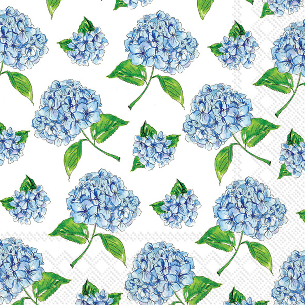 The Attic Boutique Hydrangea Cocktail Napkin  - The Attic Boutique