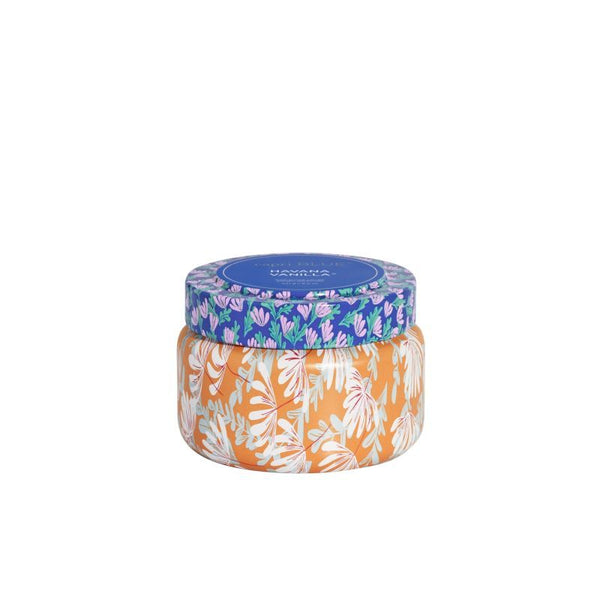 Capri Blue HAVANA VANILLA PATTERN PLAY TRAVEL TIN, 8.5 oz Candle - The Attic Boutique