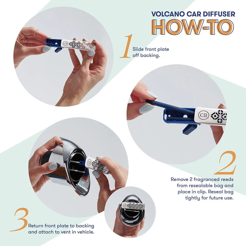 Capri Blue Volcano Car Diffuser + Refill Fragrance - The Attic Boutique