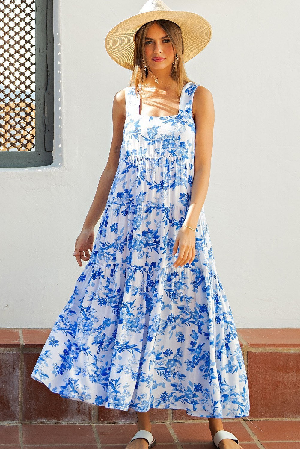 The Attic Boutique French Blue Maxi Dress Dress - The Attic Boutique