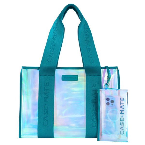 The Attic Boutique Emerald Soap Bubble Tote w/ Phone Pouch Bags - The Attic Boutique