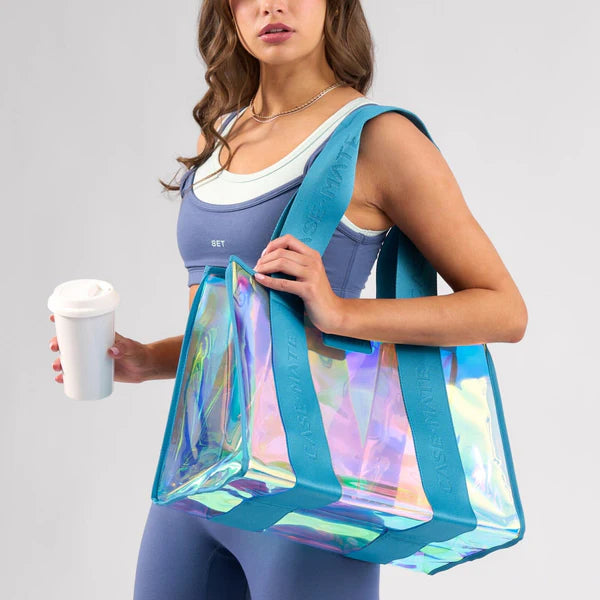 The Attic Boutique Emerald Soap Bubble Tote w/ Phone Pouch Bags - The Attic Boutique