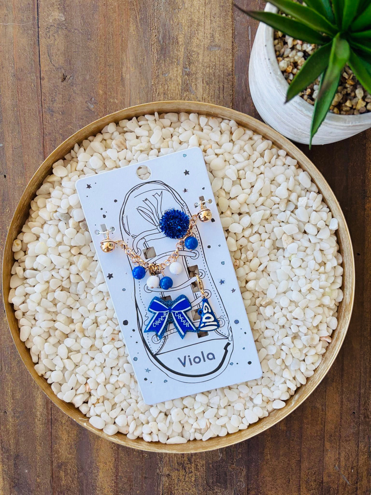 Blue Gameday Shoe Charms