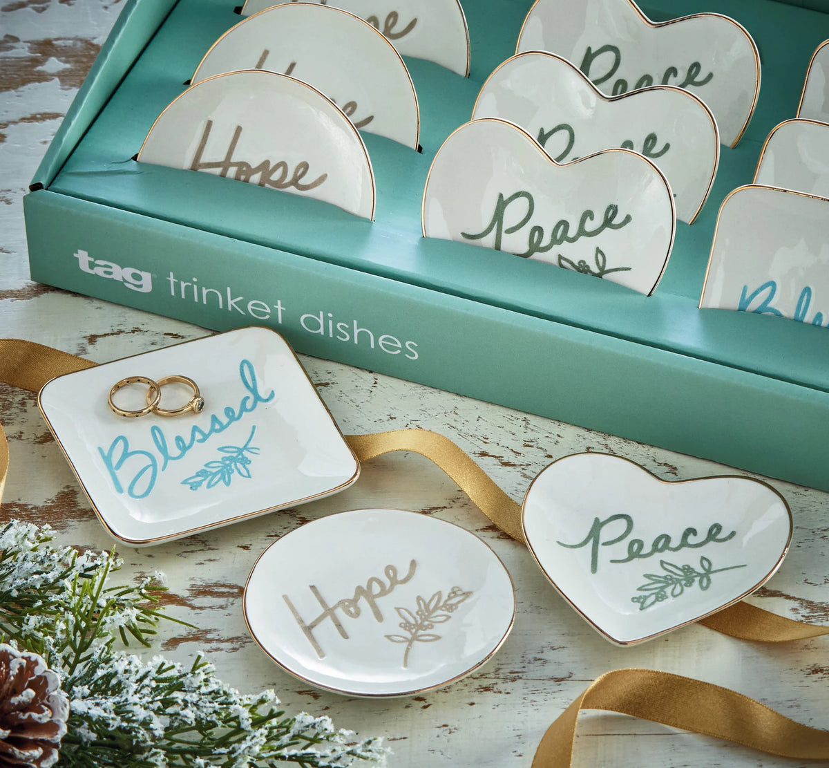 Peace On Earth Trinket Dish