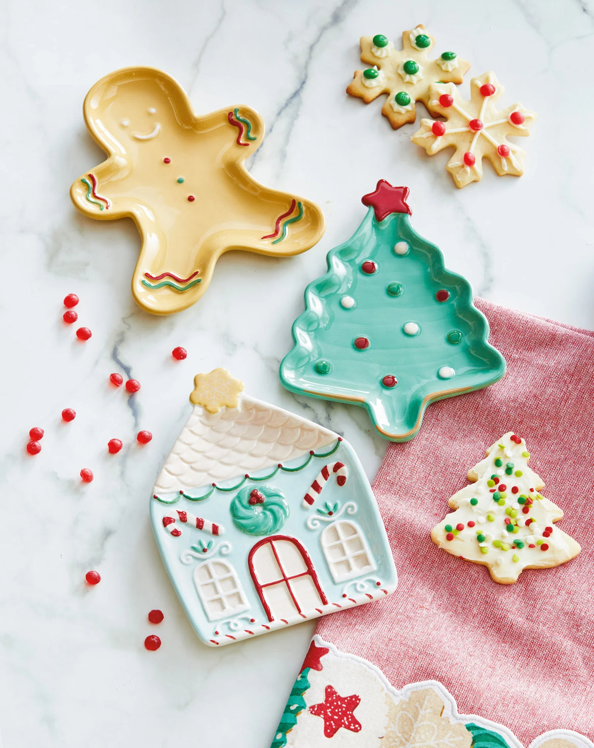 Sweetest Christmas App Plate Assortment Of 3