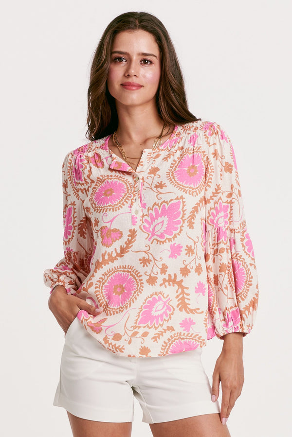 Another Love Granada Pattern Top Top - The Attic Boutique