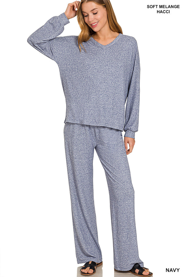 The Attic Boutique Leigh Soft Navy Set  - The Attic Boutique