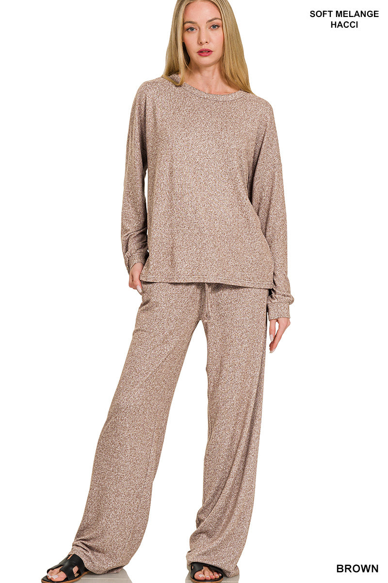 The Attic Boutique Leigh Soft Brown Set  - The Attic Boutique