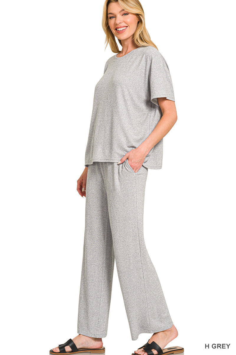 The Attic Boutique Zara Soft Grey Set  - The Attic Boutique