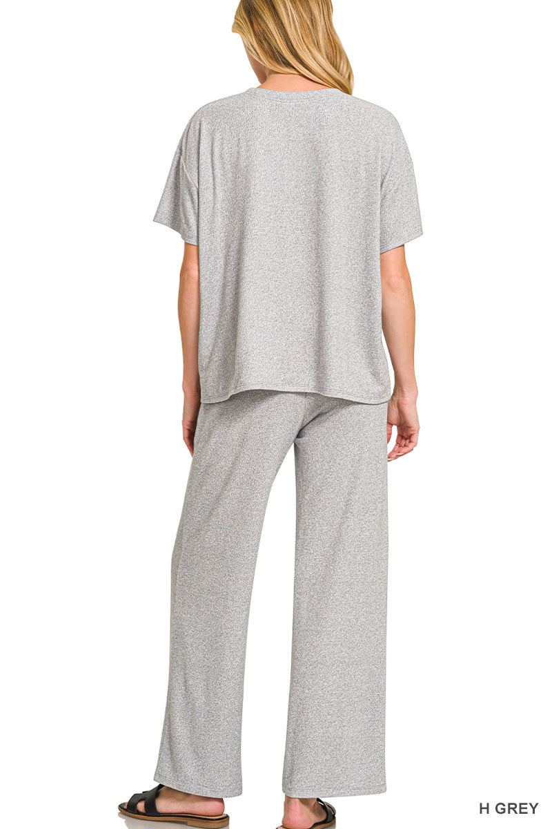 The Attic Boutique Zara Soft Grey Set  - The Attic Boutique