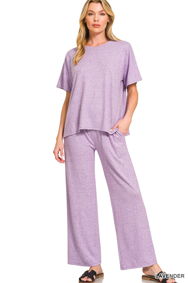The Attic Boutique Zara Soft Lilac Set  - The Attic Boutique