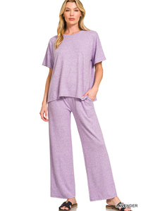 The Attic Boutique Zara Soft Lilac Set  - The Attic Boutique