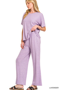 The Attic Boutique Zara Soft Lilac Set  - The Attic Boutique