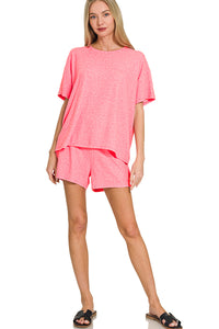 The Attic Boutique Heather Fuchsia Set  - The Attic Boutique