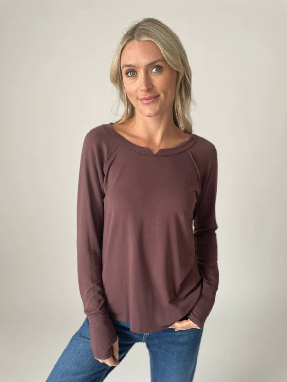 Six Fifty Clothiing Long Sleeve Payton Top  - The Attic Boutique