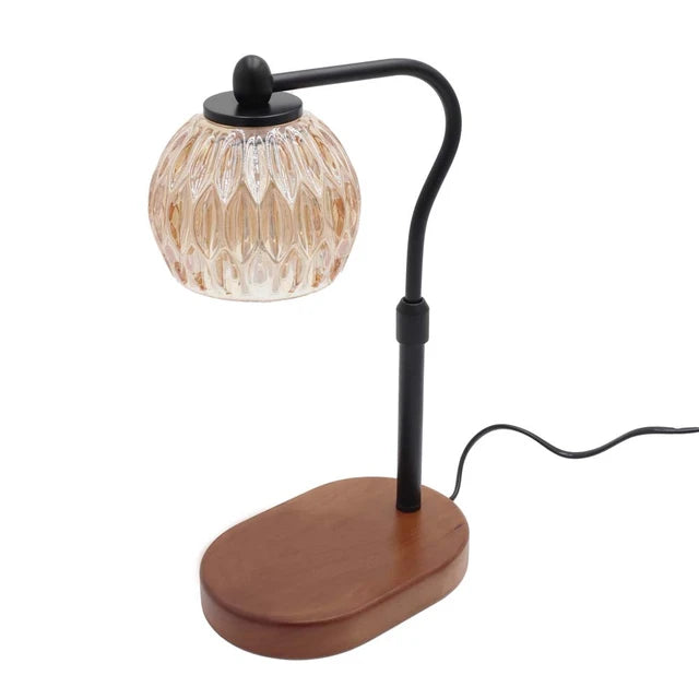 Crystal Candle Warmer Lamp Black
