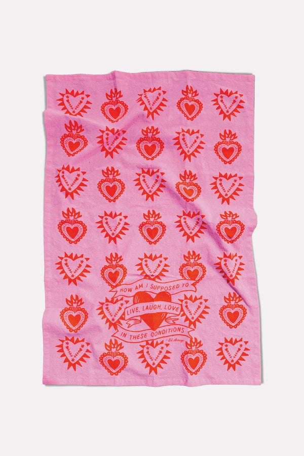 The Attic Boutique Flour Sack Kitchen Towel  - The Attic Boutique