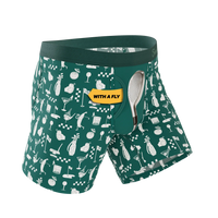 The Attic Boutique The Mulligan Green Golf Ball Hammock® Pouch Underwear With Fly  - The Attic Boutique