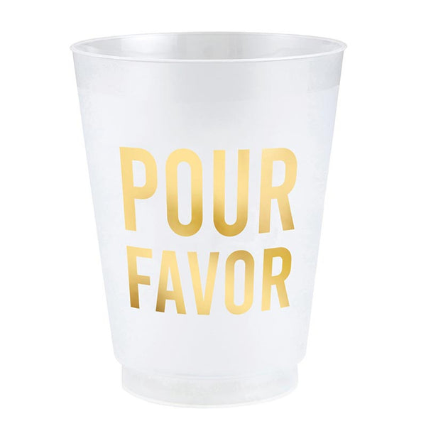 The Attic Boutique Pour Favor Frosty Cups- Set of 6  - The Attic Boutique