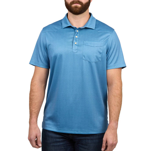 GameGuard Off-Road Blue Palo Duro Polo Apparel & Accessories - The Attic Boutique
