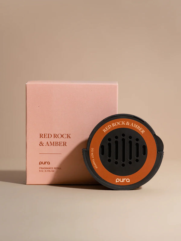 Pura Red Rock & Amber Car Fragrance  - The Attic Boutique