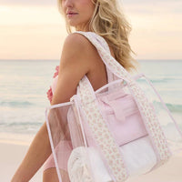 The Attic Boutique Quilted Ditsy Floral Jelly Tote Bag w/ Phone Pouch Bags - The Attic Boutique
