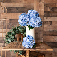 Mills Floral Company Blue Hydrangea 20" - Real Touch  - The Attic Boutique
