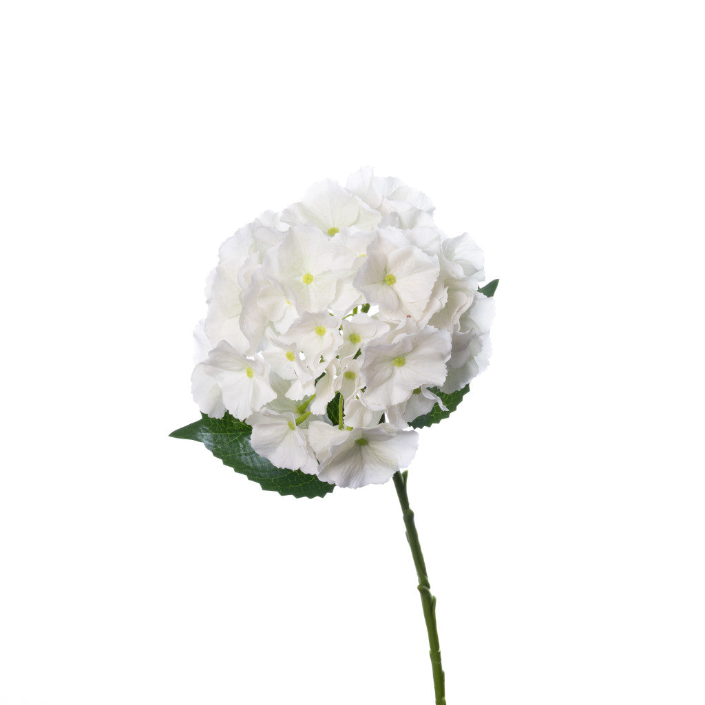 Mills Floral Company White Hydrangea 20" - Real Touch  - The Attic Boutique