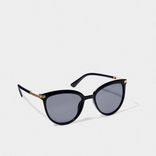 Katie Loxton Ravello Sunglasses in Black  - The Attic Boutique