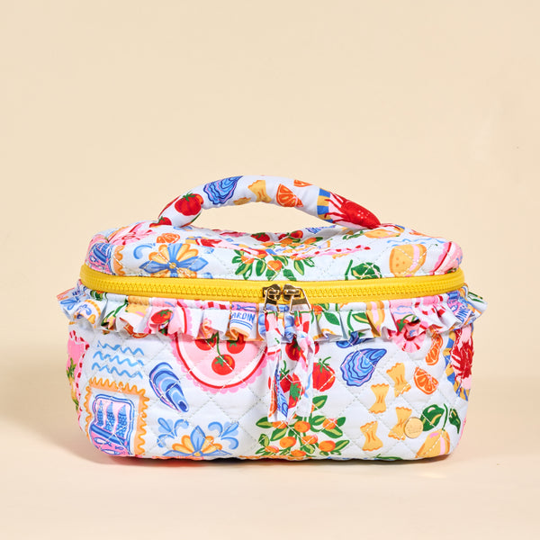 The Darling Effect Ciao Bella Glam & Go Quilted Cosmetic Bag  - The Attic Boutique