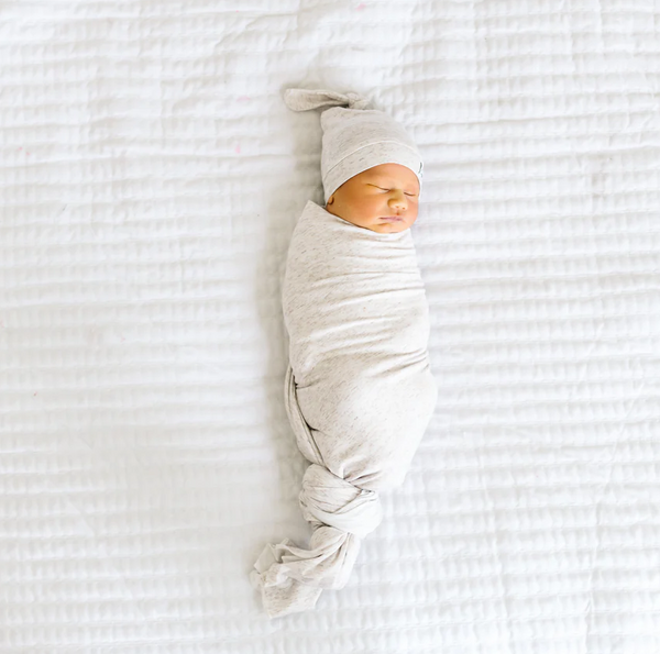 Copper Pearl Oat Knit Swaddle Blanket  - The Attic Boutique