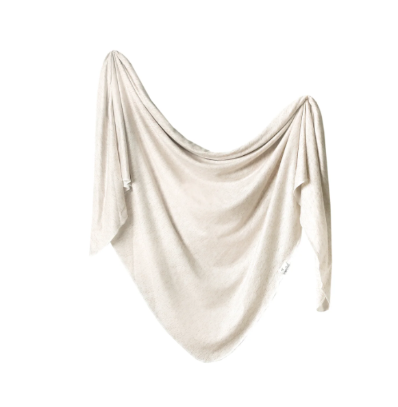 Copper Pearl Oat Knit Swaddle Blanket  - The Attic Boutique