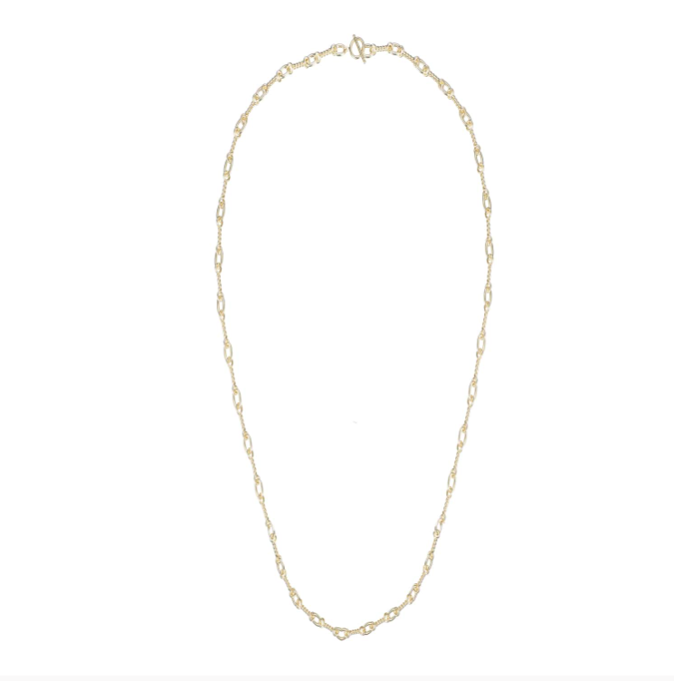 Natalie Wood Design She's Spicy Chain Link Necklace in Gold  - The Attic Boutique