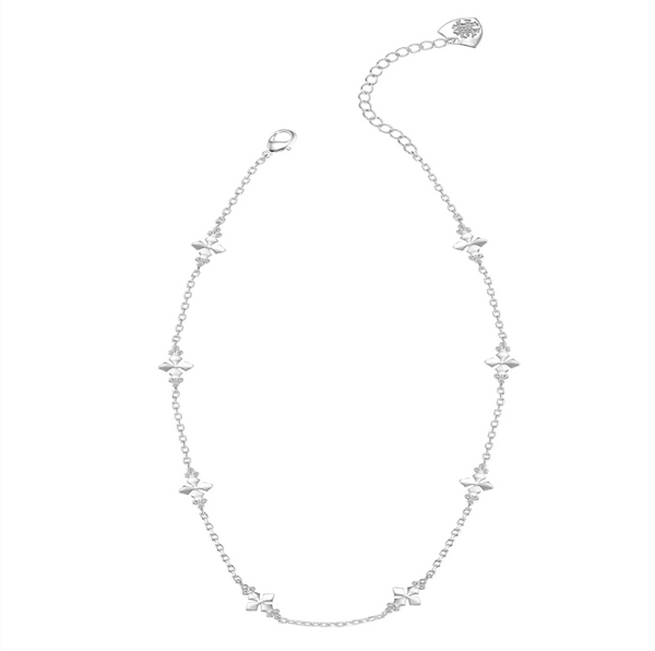 Natalie Wood Design Believer Cross Mini Necklace in Silver  - The Attic Boutique