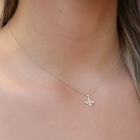 Natalie Wood Design Shine Bright Cross Necklace in Gold  - The Attic Boutique