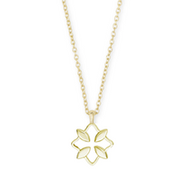 Natalie Wood Design Grace Mini Drop Necklace in Gold  - The Attic Boutique