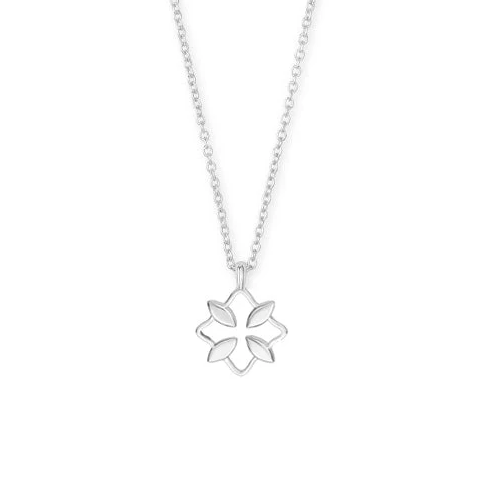 Natalie Wood Design Grace Mini Drop Necklace in Silver  - The Attic Boutique