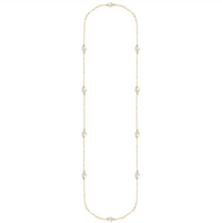 Natalie Wood Design Adorned Pearl Station Necklaces  - The Attic Boutique