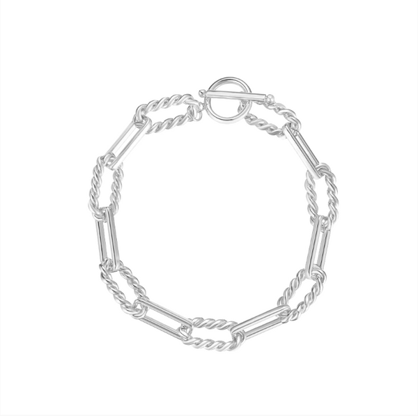 Natalie Wood Design She's Spicy Chain Link Bracelet in Silver  - The Attic Boutique