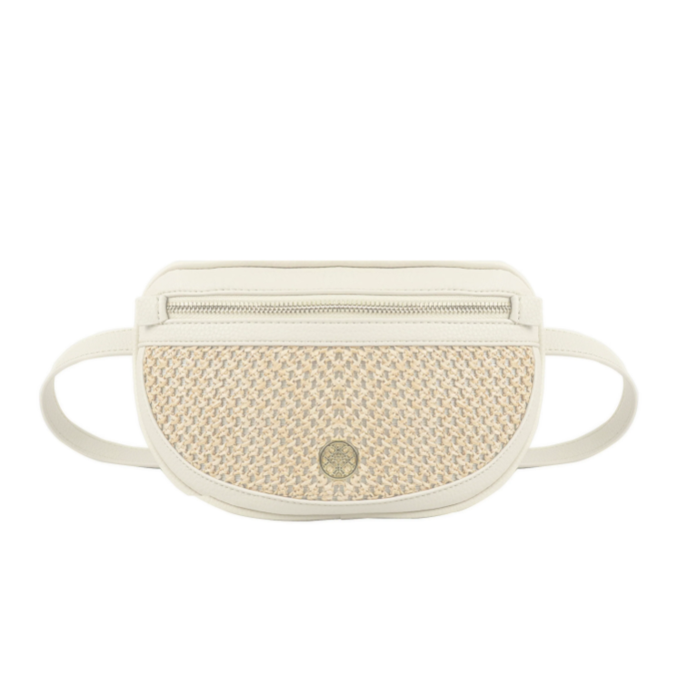 Natalie Wood Design Grace Belt Bag in Straw  - The Attic Boutique