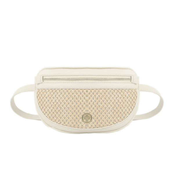 Natalie Wood Design Grace Belt Bag in Straw  - The Attic Boutique