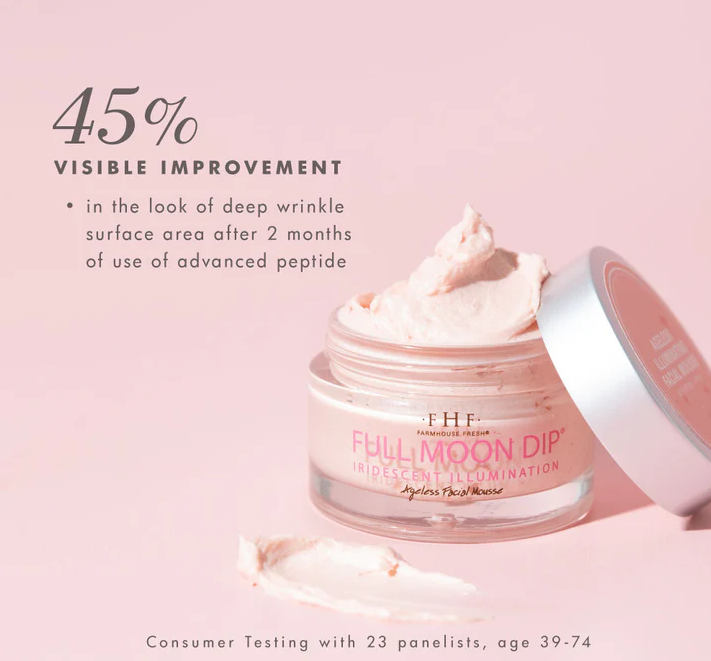 Farmhouse Fresh Goods Full Moon Dip® Illumination Mousse with Retinol + Wrinkle-Targeting Peptides  - The Attic Boutique