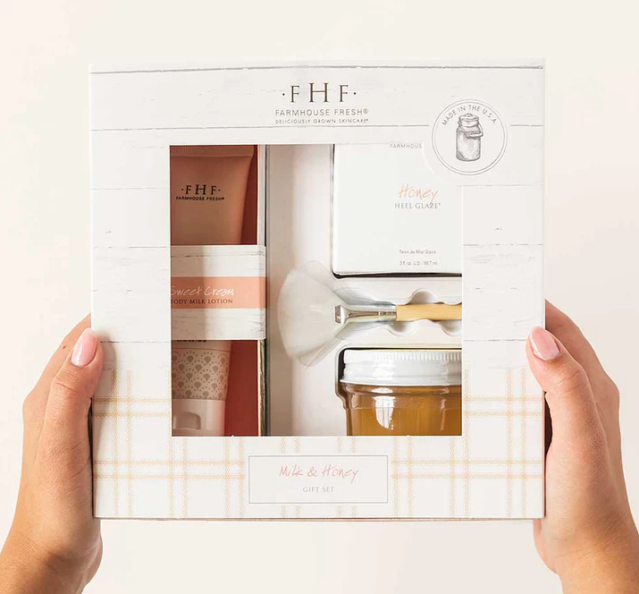 Farmhouse Fresh Goods Milk & Honey Deluxe Boxed Gift Set  - The Attic Boutique