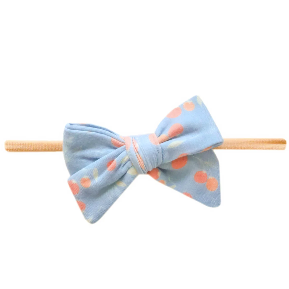 Copper Pearl Clementine Classic Nylon Bow  - The Attic Boutique