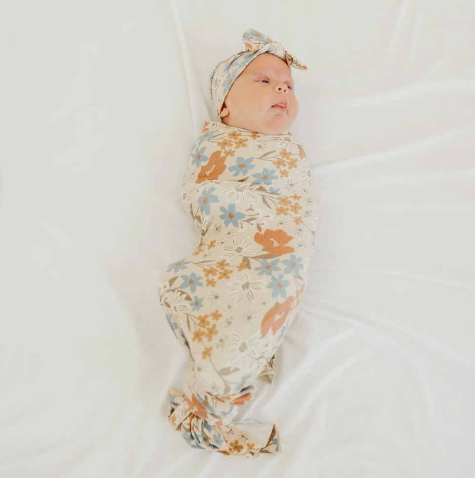 Copper Pearl Eden Knit Swaddle Blanket  - The Attic Boutique