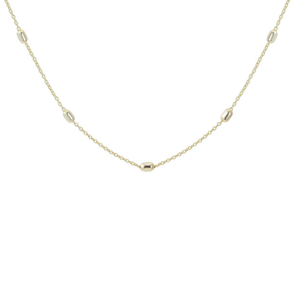 Natalie Wood Design Everyday Beaded Layering Necklace in Gold  - The Attic Boutique