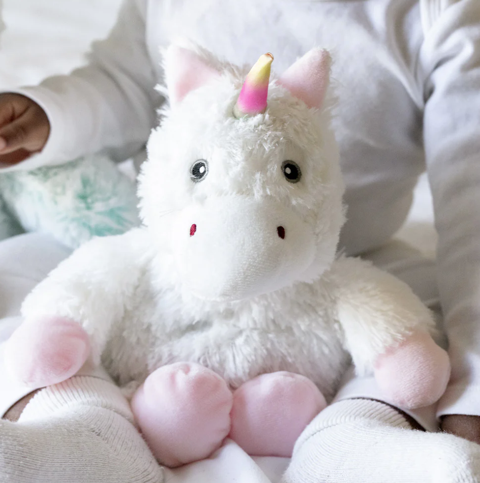 Warmies White Unicorn Warmies  - The Attic Boutique