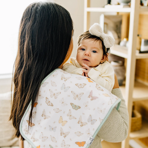 Copper Pearl Flora Premium Burp Cloths  - The Attic Boutique