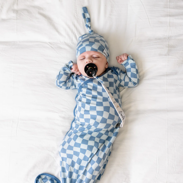 Copper Pearl Miles Newborn Knotted Gown  - The Attic Boutique